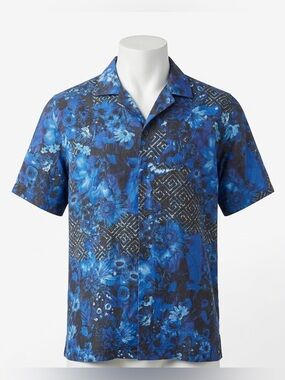 Robert Graham Blue 100% Silk